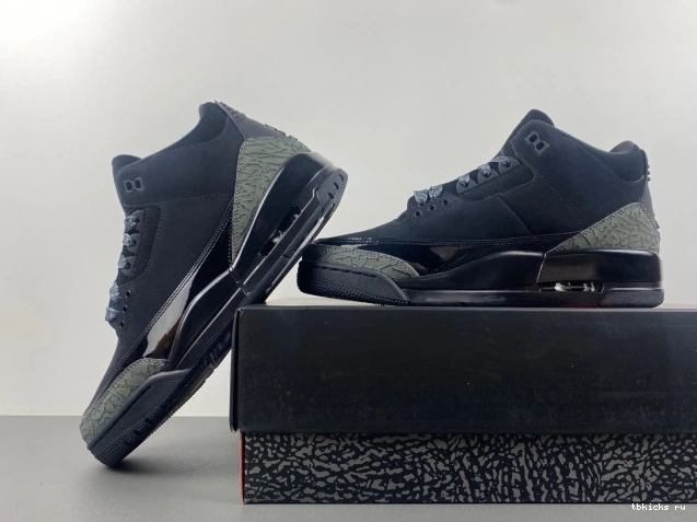 Reps TB Air Jordan 3 Cat Black CK9246-168 Retro 0719